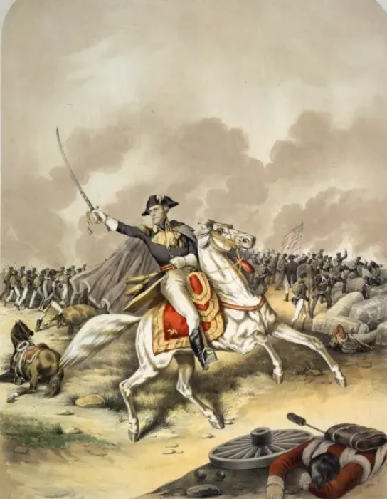 Framed Print : Gl. Jackson--At the Battle of New Orleans