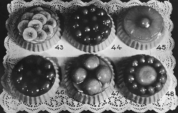 Framed Print : Glace Fruit Flans Framed Print : Glace Fruit Flans