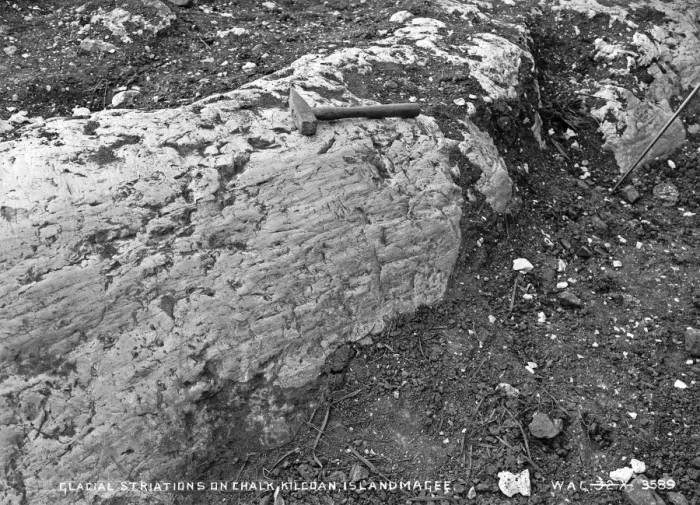 Framed Print : Glacial Striations on Chalk, Kilcoan, Islandmagee Framed Print : Glacial Striations on Chalk, Kilcoan, Islandmagee