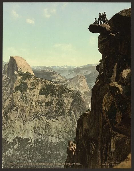 Glacier Point and South Dome, Yosemite Valley, Cal