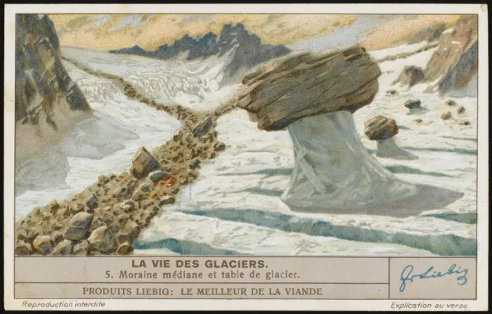 Framed Print : Glaciers (Liebig) 5 Framed Print : Glaciers (Liebig) 5
