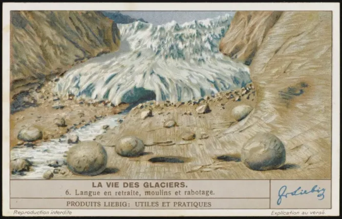 Framed Print : Glaciers (Liebig) 6 Framed Print : Glaciers (Liebig) 6
