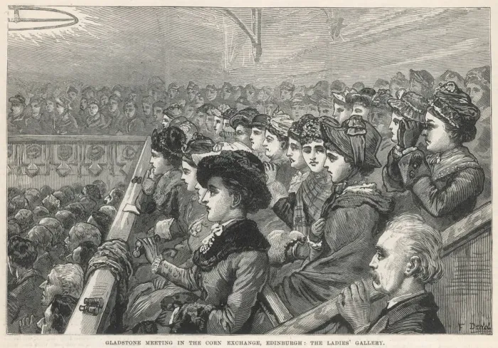 Framed Print : Gladstone and the Midlothian Campaign - Meeting in Corn Exch Framed Print : Gladstone and the Midlothian Campaign - Meeting in Corn Exch