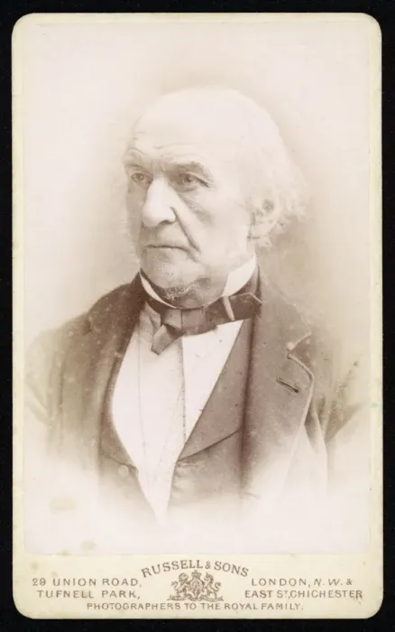 Framed Print : Gladstone / Russell Cdv Framed Print : Gladstone / Russell Cdv