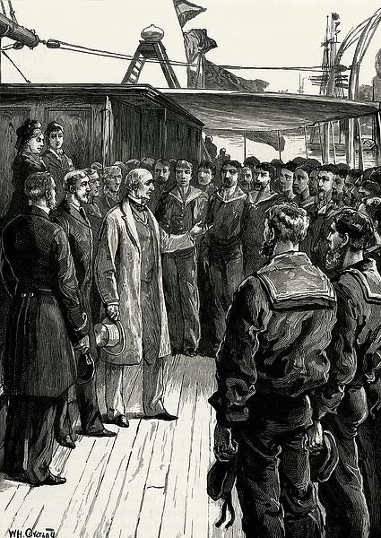 Gladstone with Sailors