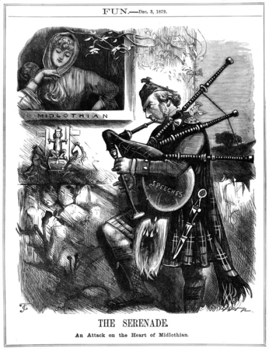 Framed Print : Gladstone Woos Scots Framed Print : Gladstone Woos Scots