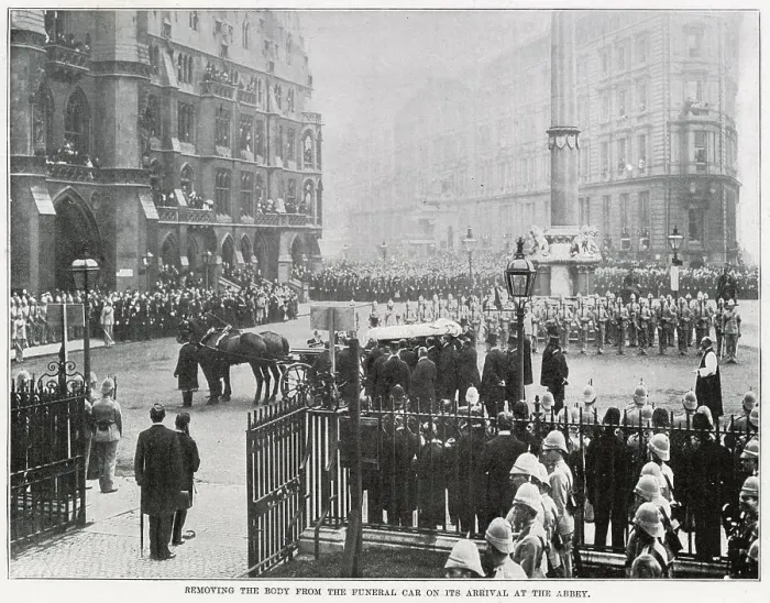Framed Print : GLADSTONE'S FUNERAL 1898 Framed Print : GLADSTONE'S FUNERAL 1898