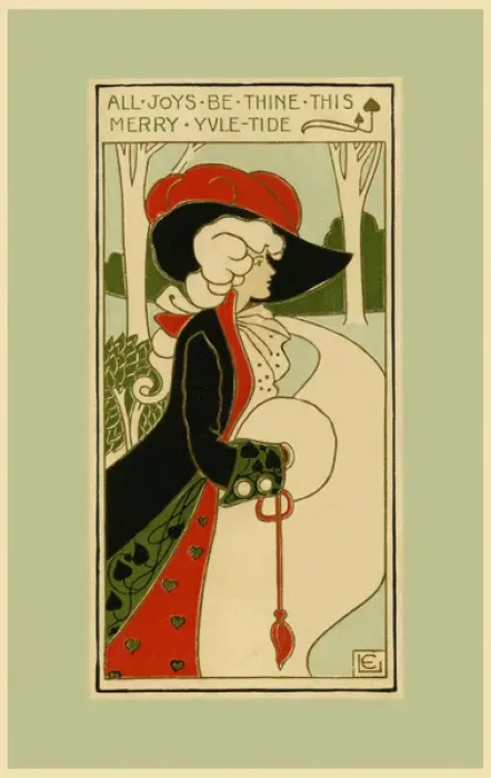 Framed Print : Glamorous Art Nouveau lady Framed Print : Glamorous Art Nouveau lady