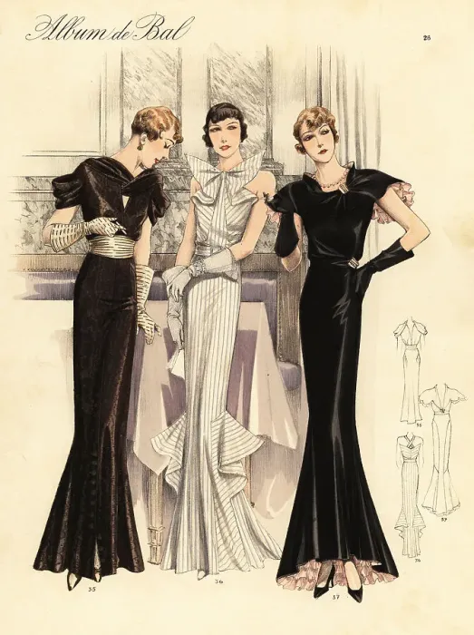 1935 evening dress House of Chanel - Evening dress - French