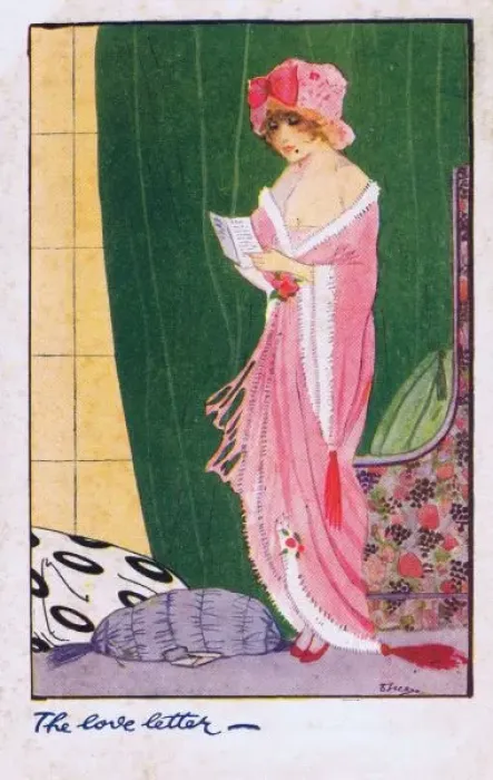 Framed Print : Glamour art deco postcard by Dolly Tree Framed Print : Glamour art deco postcard by Dolly Tree