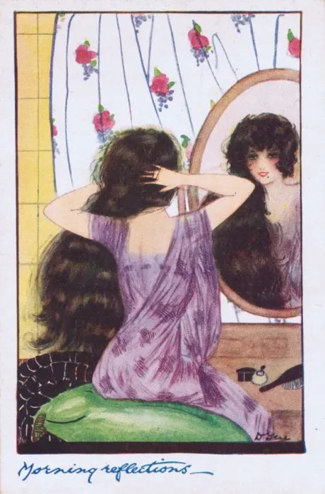 Framed Print : Glamour art deco postcard by Dolly Tree Framed Print : Glamour art deco postcard by Dolly Tree
