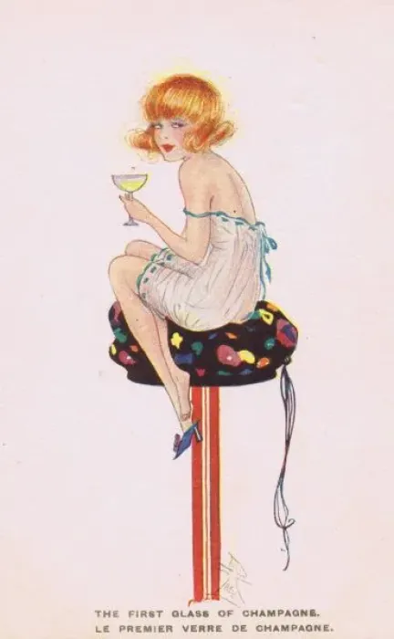 Framed Print : Glamour art deco postcard by Dolly Tree Framed Print : Glamour art deco postcard by Dolly Tree