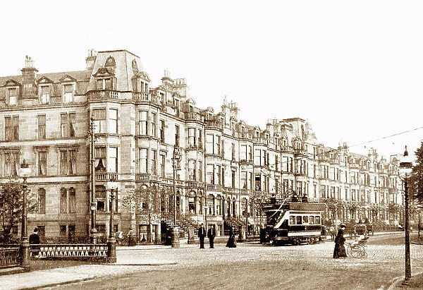 Glasgow Balmoral Crescent early 1900s