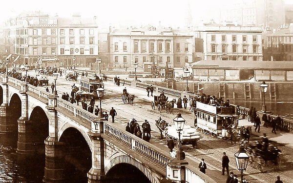 Glasgow Broomielaw Bridge Victorian period
