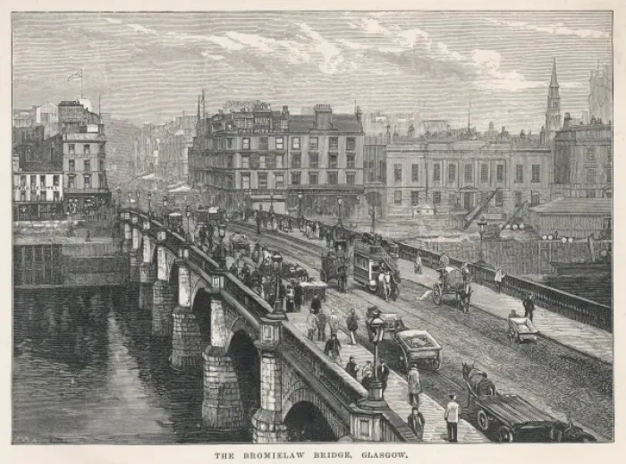 Framed Print : Glasgow / Broomielaw C1880 Framed Print : Glasgow / Broomielaw C1880