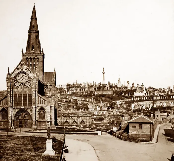 Framed Print : Glasgow Cathedral Necropolis - Victorian period Framed Print : Glasgow Cathedral Necropolis - Victorian period