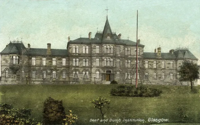 Framed Print : Glasgow Deaf and Dumb Asylum Framed Print : Glasgow Deaf and Dumb Asylum