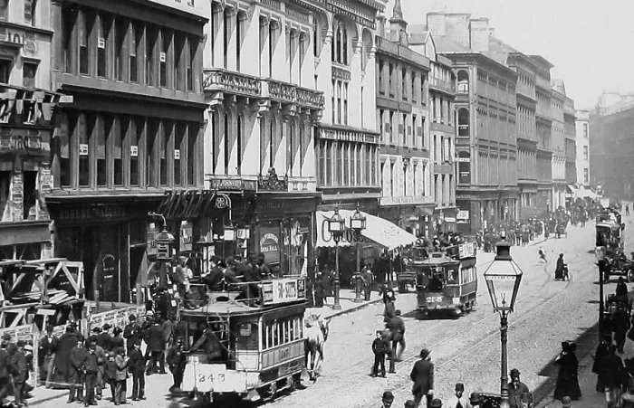 Framed Print : Glasgow Jamaica Street Victorian period Framed Print : Glasgow Jamaica Street Victorian period