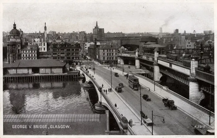 Framed Print : Glasgow, Scotland - George V Bridge Framed Print : Glasgow, Scotland - George V Bridge
