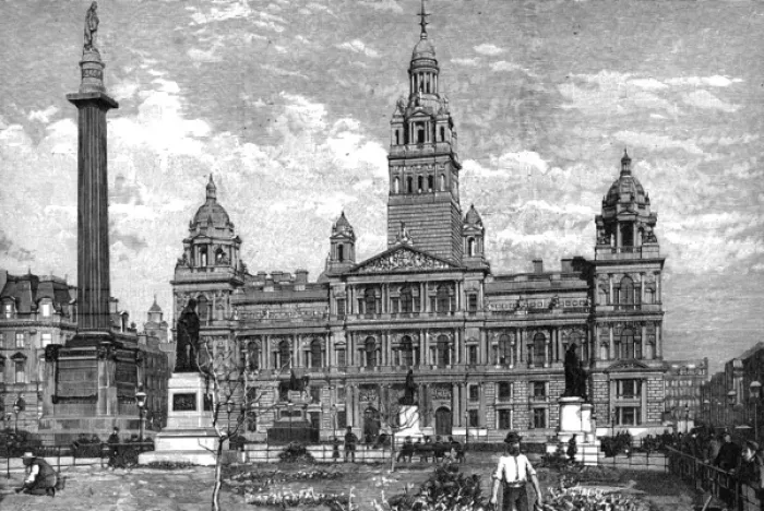Framed Print : Glasgow, Scotland - New Municipal Buildings, George Square Framed Print : Glasgow, Scotland - New Municipal Buildings, George Square
