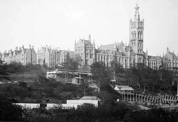 Framed Print : Glasgow University, Victorian period Framed Print : Glasgow University, Victorian period