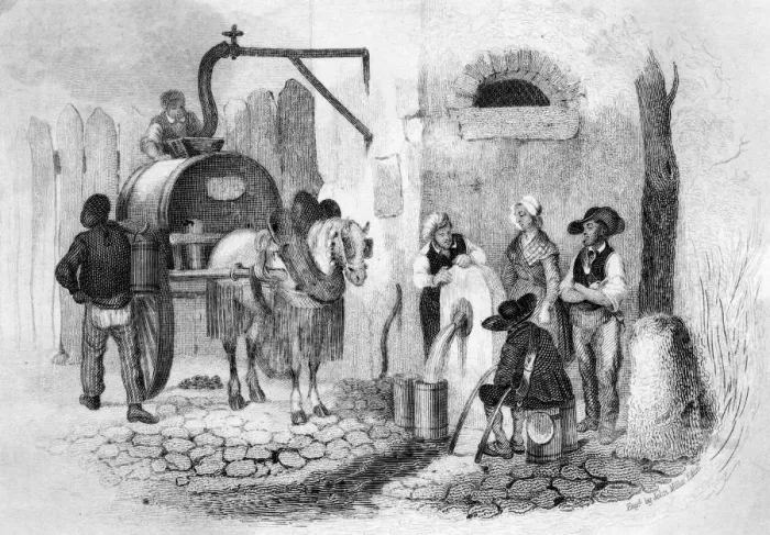 Framed Print : GLASGOW WATER CARRIER Framed Print : GLASGOW WATER CARRIER