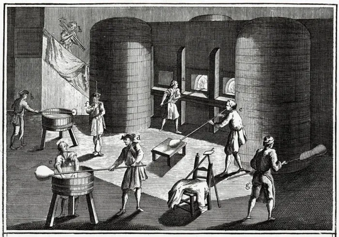 Framed Print : GLASS 18TH CENTURY 13
