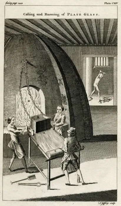 Framed Print : GLASS MAKING 1755 - 2