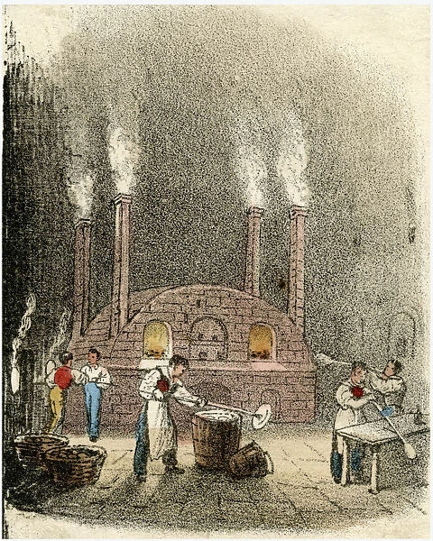 GLASS WORKS, 1830