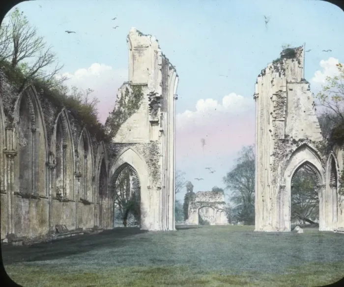 Framed Print : Glastonbury Abbey, Somerset, England Framed Print : Glastonbury Abbey, Somerset, England