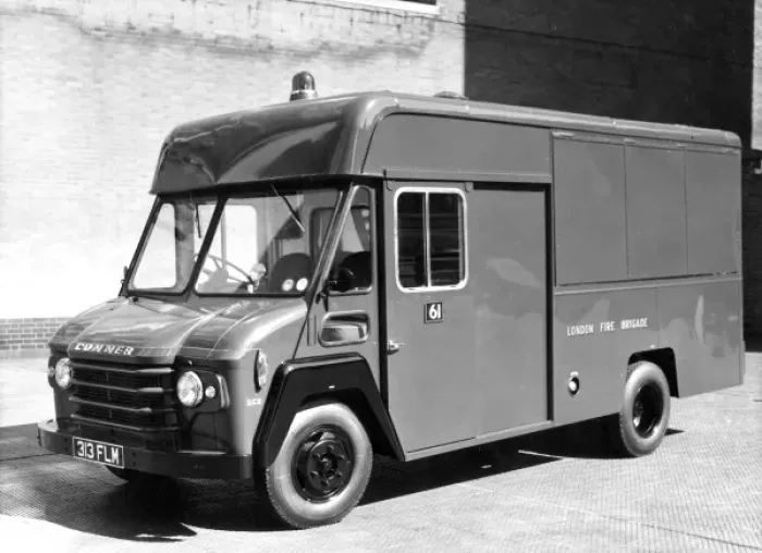 Framed Print : GLC-LFB Canteen van at Lambeth HQ Framed Print : GLC-LFB Canteen van at Lambeth HQ