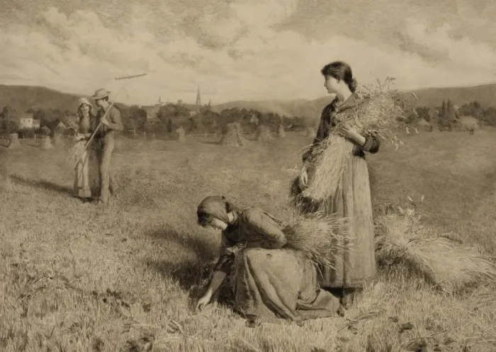 Framed Print : The gleaners Framed Print : The gleaners