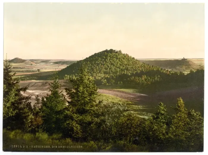 Framed Print : The Three Gleichen, Thuringia, Germany Framed Print : The Three Gleichen, Thuringia, Germany