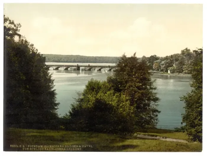 Framed Print : Gleinicker Bridge from Babelsberg, Potsdam, Berlin, Germany Framed Print : Gleinicker Bridge from Babelsberg, Potsdam, Berlin, Germany