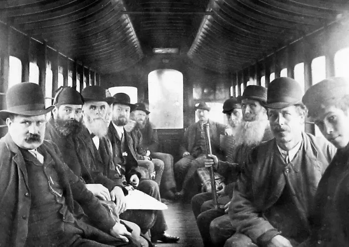 Framed Print : Glenariff Railway carriage early 1900s Framed Print : Glenariff Railway carriage early 1900s