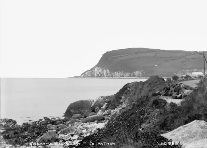 Framed Print : Glenarm Head and Bay, Co. Antrim