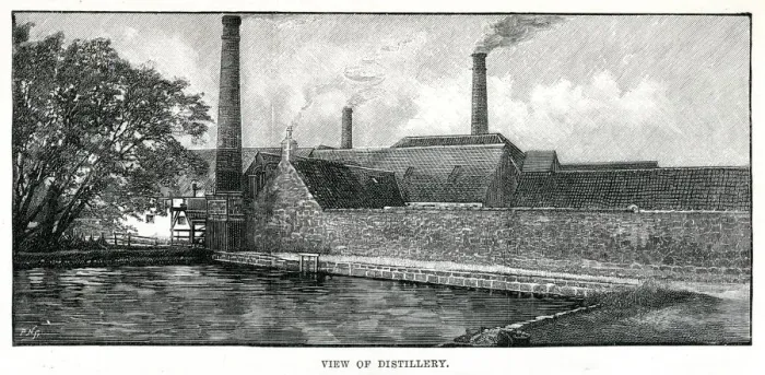 Framed Print : Glenlivet Scotch Whisky distillery 1890 Framed Print : Glenlivet Scotch Whisky distillery 1890