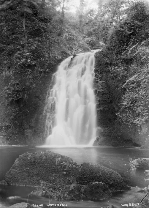 Framed Print : Gleno Waterfall Framed Print : Gleno Waterfall