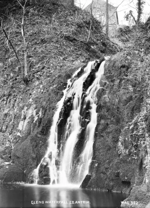 Framed Print : Gleno Waterfall, Co Antrim Framed Print : Gleno Waterfall, Co Antrim
