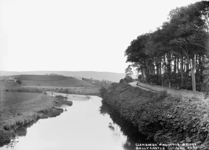 Framed Print : Glenshesk from the Bridge, Ballycastle Framed Print : Glenshesk from the Bridge, Ballycastle