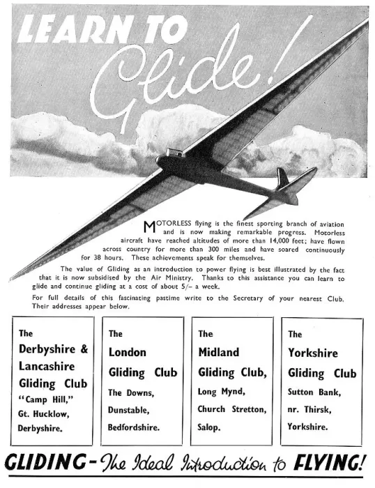 Framed Print : Gliding Clubs - Derbyshire, London, Midland & Yorkshire Framed Print : Gliding Clubs - Derbyshire, London, Midland & Yorkshire