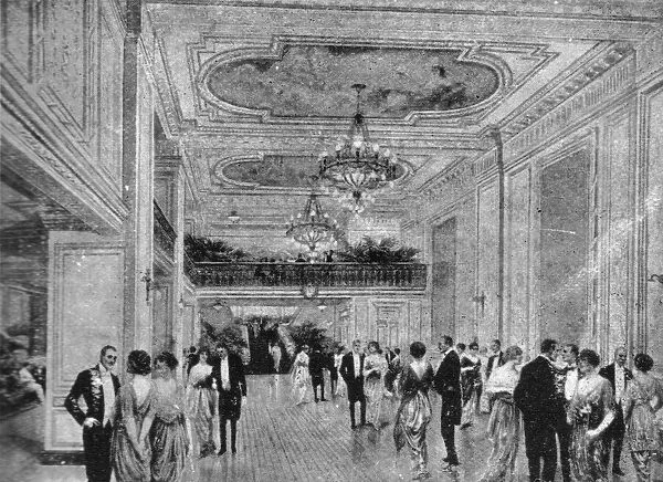 A glimpse of the Ballroom at the Piccadilly Hotel, London