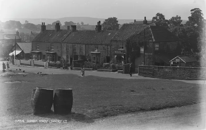 Framed Print : A Glimpse of Danby Village Framed Print : A Glimpse of Danby Village