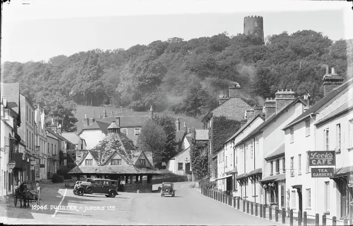 Framed Print : A Glimpse of Dunster Framed Print : A Glimpse of Dunster