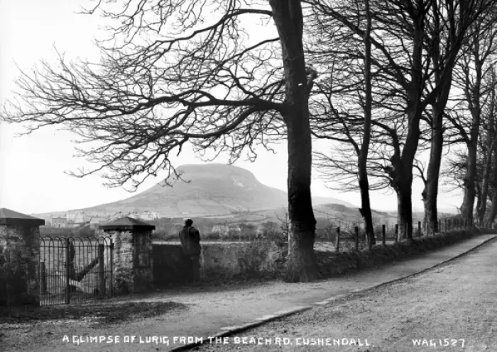 Framed Print : A Glimpse of Lurig from the Beach Rd. Cushendall Framed Print : A Glimpse of Lurig from the Beach Rd. Cushendall