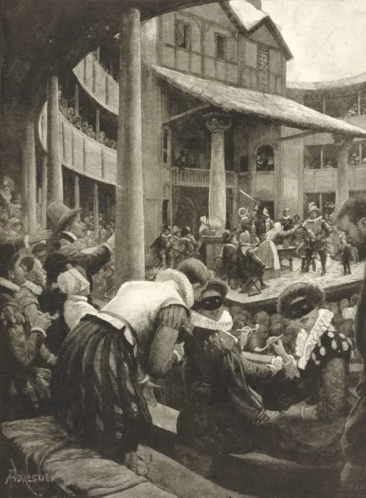 Framed Print : THE GLOBE / HENRY IV C17 Framed Print : THE GLOBE / HENRY IV C17