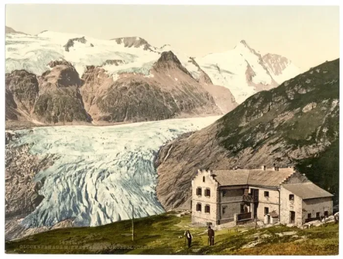 Framed Print : Glocknerhaus, with Pasterze and Grossglockner, Carinthia, Au Framed Print : Glocknerhaus, with Pasterze and Grossglockner, Carinthia, Au