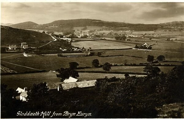 Gloddaeth Hill from Bryn Euryn, Colwyn Bay, Conwy - Clwyd