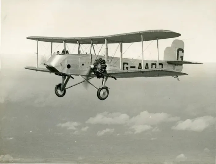 Framed Print : Gloster AS31, G-aDO, of the Aircraft Operating Company Framed Print : Gloster AS31, G-aDO, of the Aircraft Operating Company