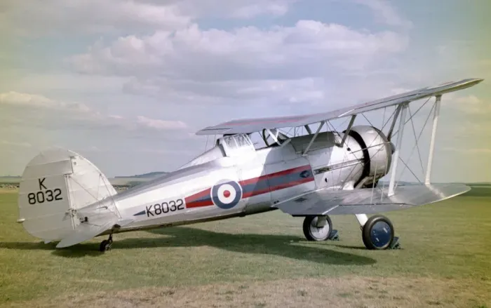 Framed Print : Gloster Gladiator I G-AMRK - K8032 Framed Print : Gloster Gladiator I G-AMRK - K8032